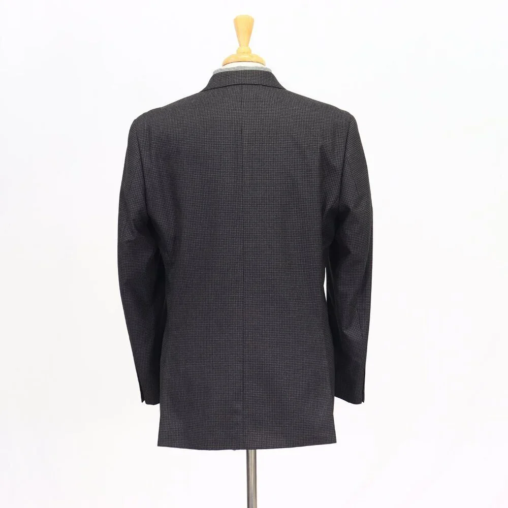 Michael Kors 42L Gray Check 2-Button Sport Coat Blazer Jacket T234